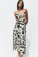ROBE AJOURÉE IMPRIMÉE