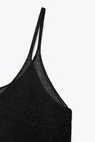 STRAPPY KNIT TOP