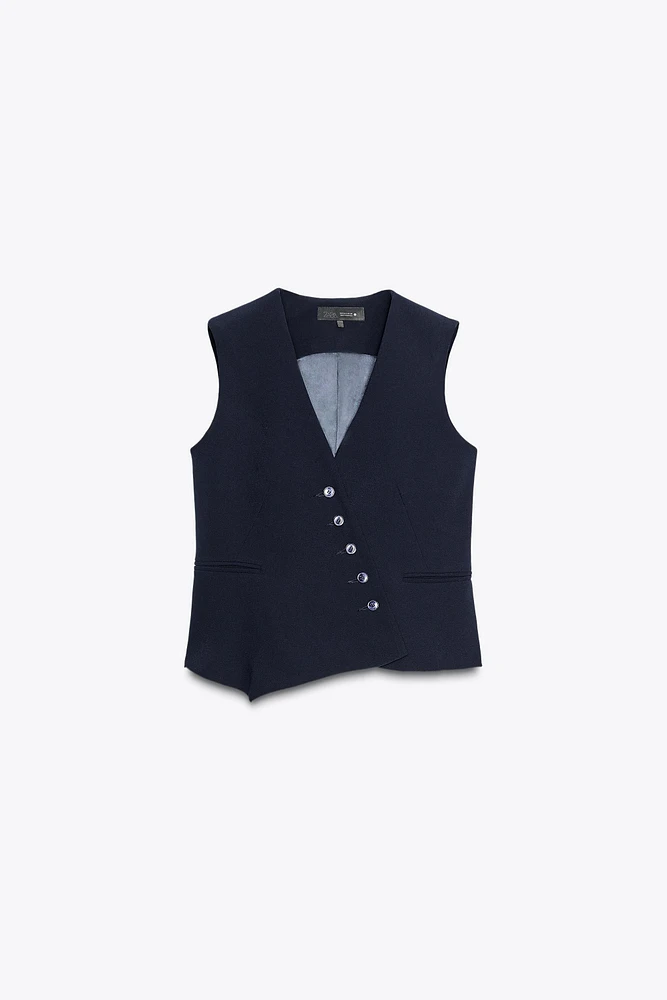GILET ASYMÉTRIQUE COLLECTION ZW