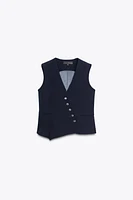 GILET ASYMÉTRIQUE COLLECTION ZW