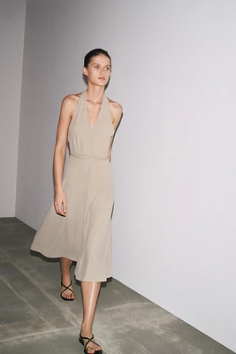 HALTER BELT DRESS