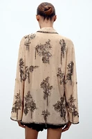 BEADED SEQUIN TOP