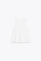 TOP EN MAILLE PÉPLUM