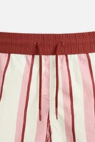 STRIPED LONG SWIMSUIT