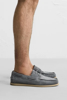 CHAUSSURES BATEAU EN CUIR