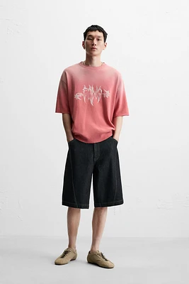 BAGGY FIT DENIM SHORTS
