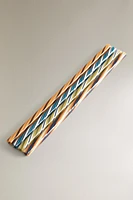 LOT PAILLES VERRE SPIRALE (LOT DE 4)