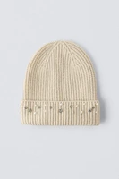 PEARLY KNIT HAT