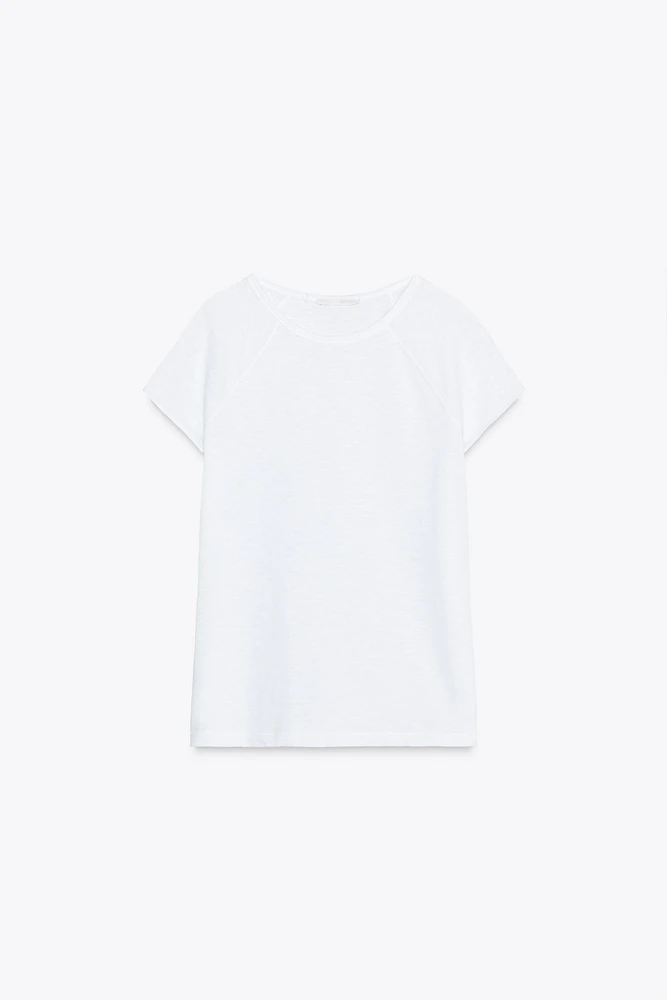 SLUB COTTON T-SHIRT