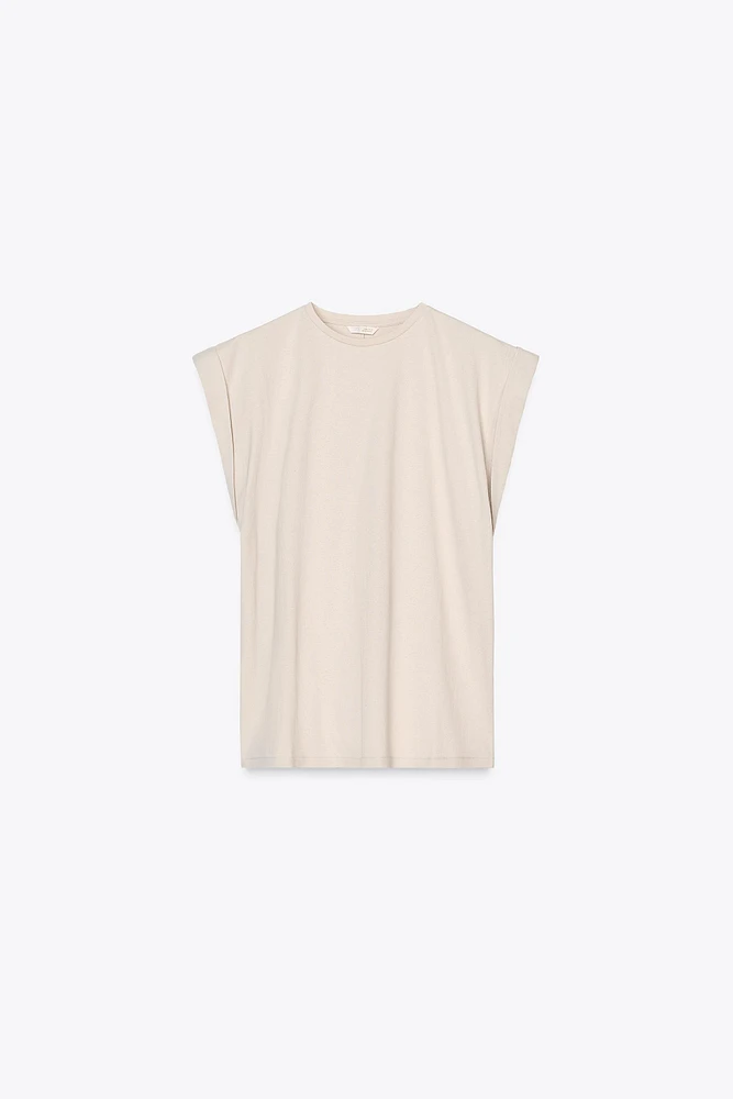 T-SHIRT RUSTIQUE MANCHES TOMBANTES