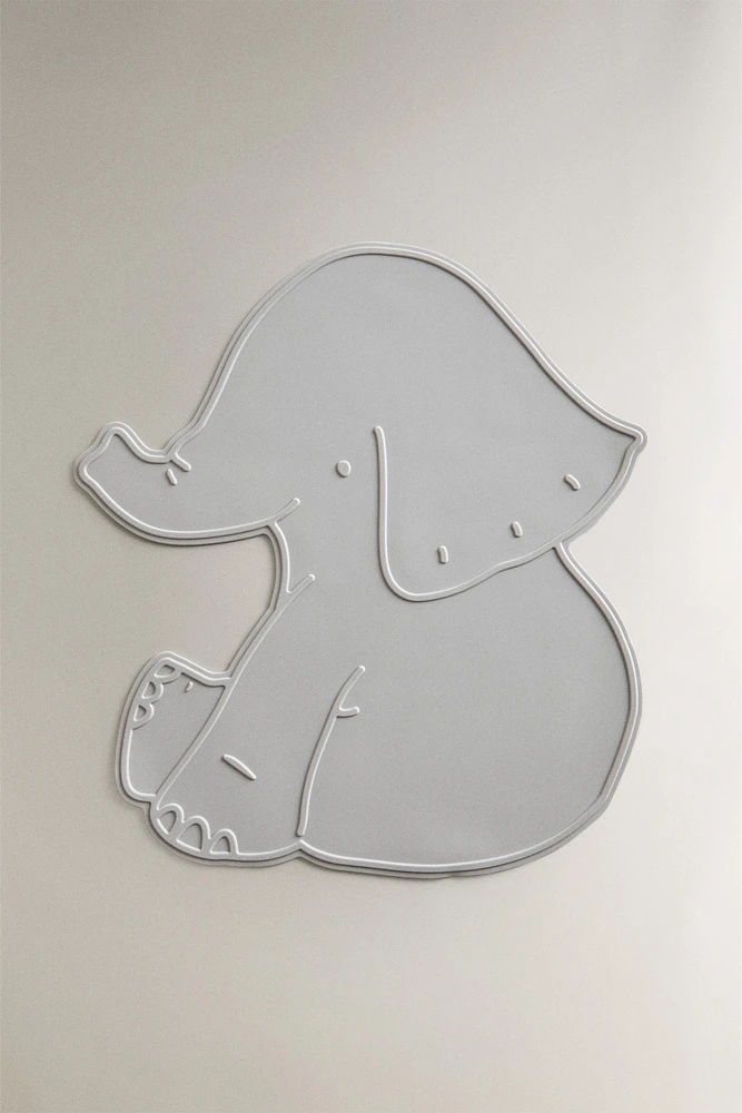 SET DE TABLE ENFANT SILICONE ÉLÉPHANT