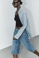 SHORT EN JEAN JORTS TRF TAILLE BASSE