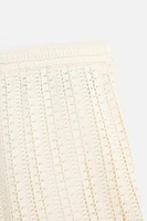 BERMUDA À TEXTURE CROCHET