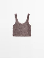 Top en maille à fil bouclé - Studio