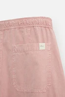 WASHED CANVAS PANTS