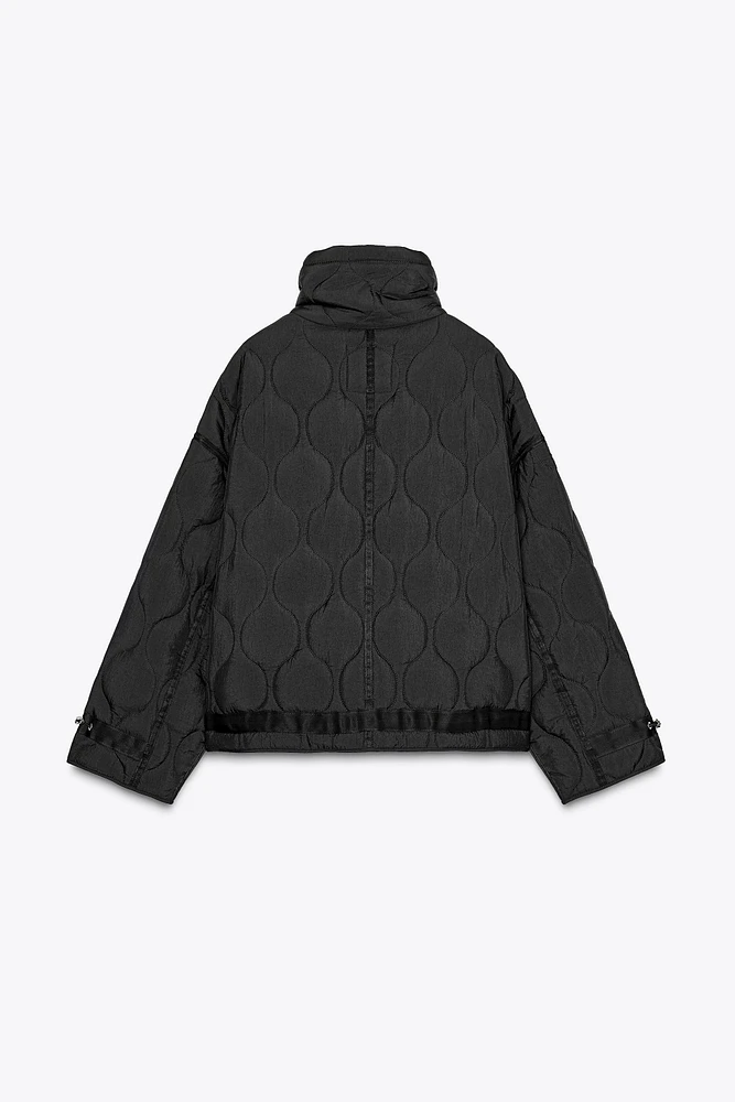 ZW COLLECTION QUILTED WATER REPELLENT JACKET