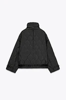 ZW COLLECTION QUILTED WATER REPELLENT JACKET