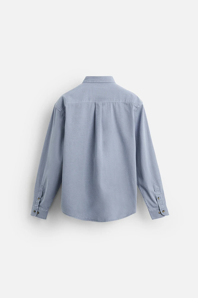 CHEMISE DÉLAVÉE RELAXED FIT