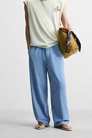 WASHED CANVAS PANTS