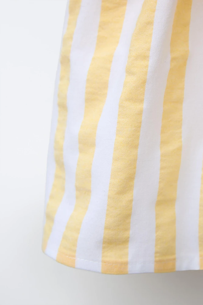CASA LAWA © X ZARA KIDS PICOT TRIM STRIPED TOP