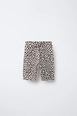 LEGGING CYCLISTE IMPRIMÉ ANIMAL PRINT