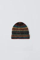 STRIPED KNIT HAT