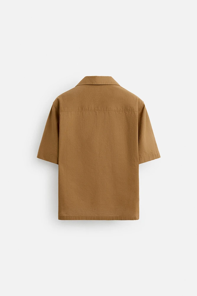 CHEMISE COUPE DÉCONTRACTÉE À RELIEF