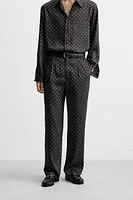LIMITED EDITION GEOMETRIC PRINT PANTS