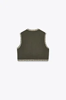 EMBROIDERED VEST