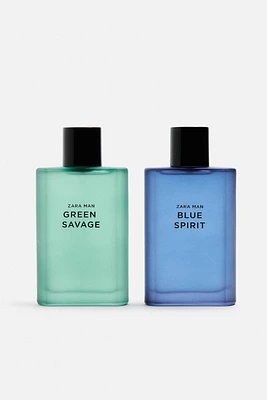 GREEN SAVAGE + BLUE SPIRIT EDT 2 X 90 ML (3.4 FL. OZ)