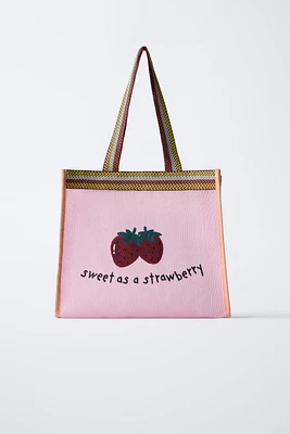 SAC SHOPPER FRAISES