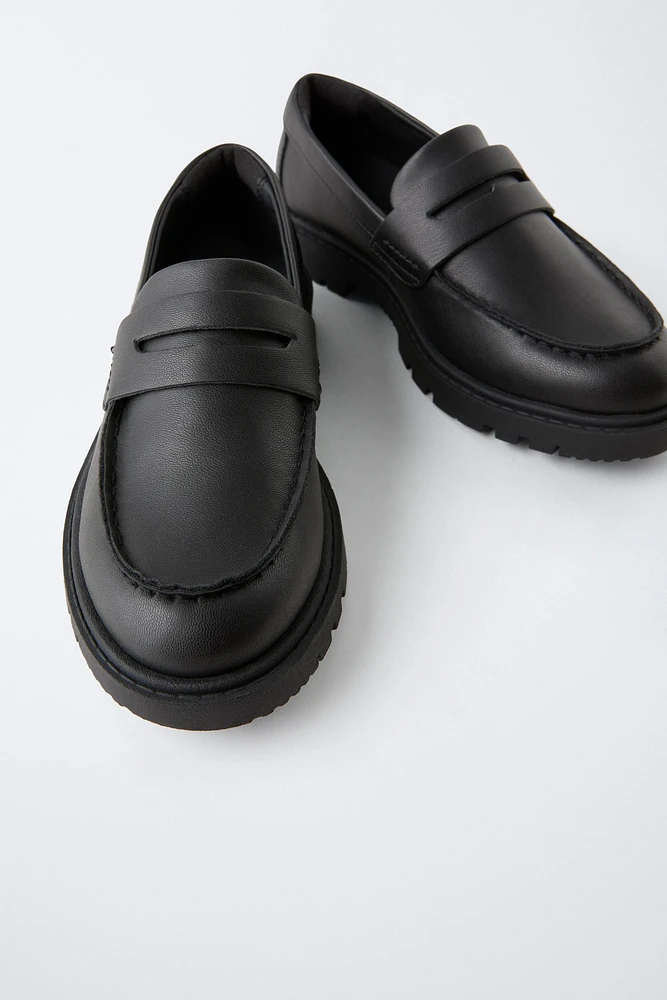 LUG SOLE PENNY LOAFERS