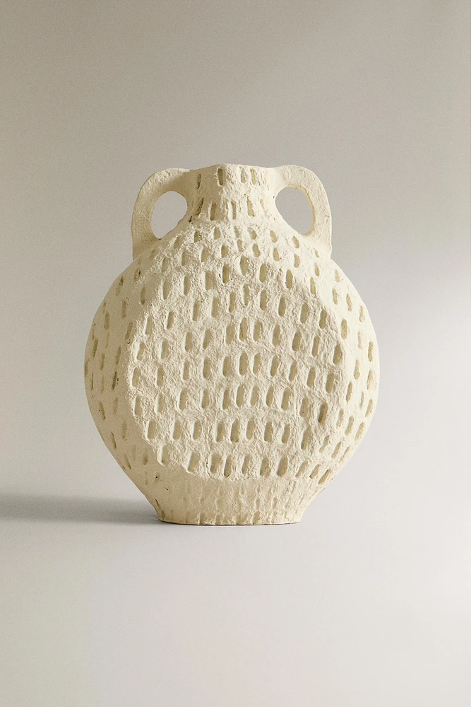 VASE PAPIER MÂCHÉ
