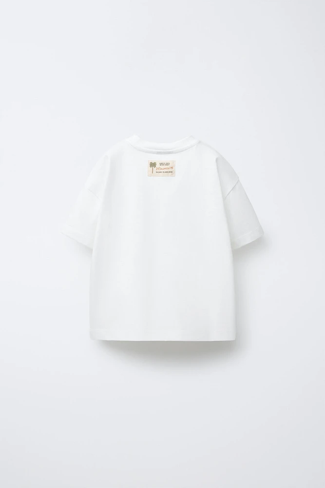 T-SHIRT À PIÈCE PALMIER