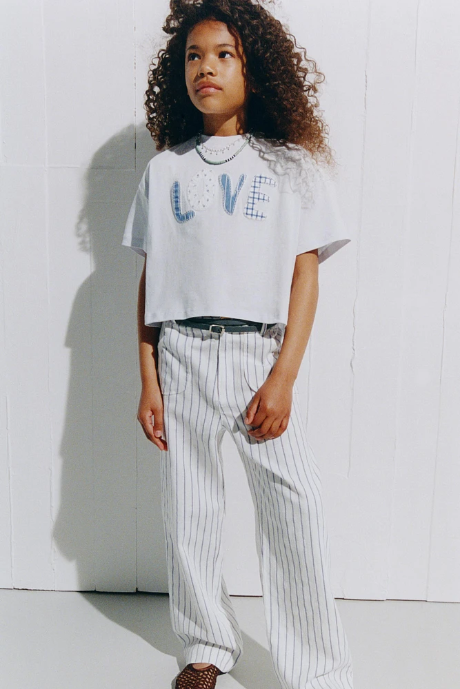 T-SHIRT WITH PATCH