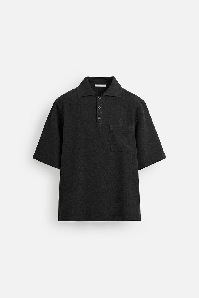 POLO STRUCTURE QUADRILLÉ