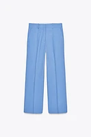 ZW COLLECTION LINEN BLEND PANTS