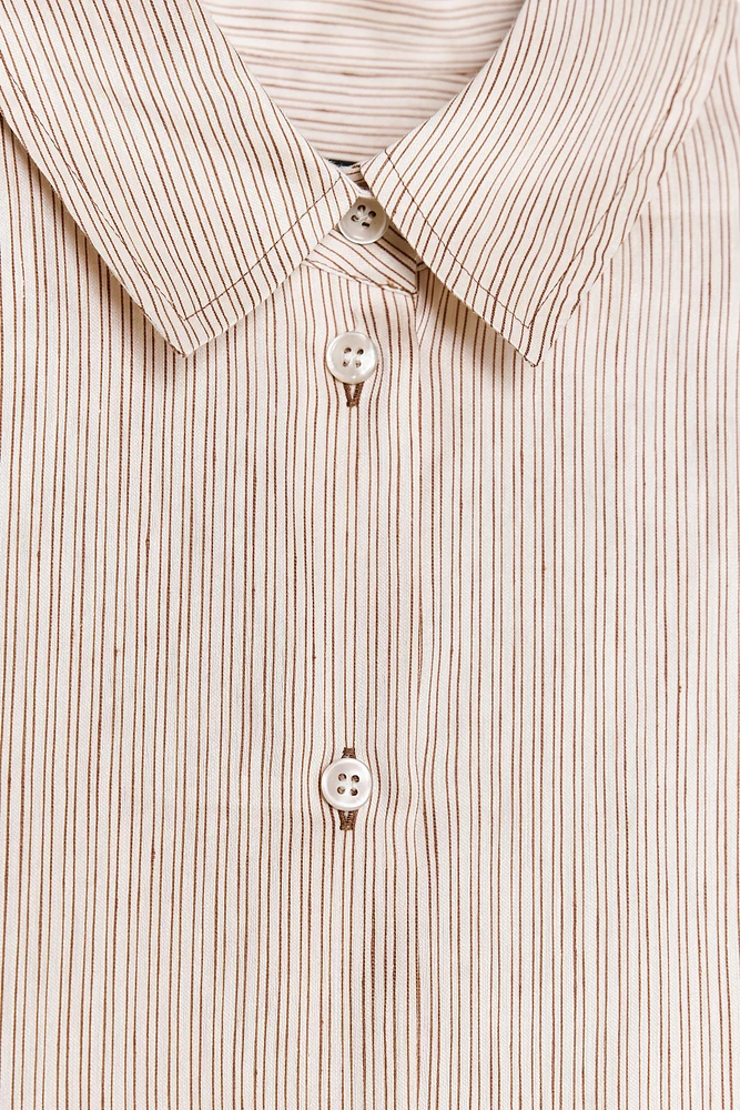 ZW COLLECTION OVERSIZED LINEN BLEND SHIRT