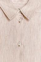 ZW COLLECTION OVERSIZED LINEN BLEND SHIRT