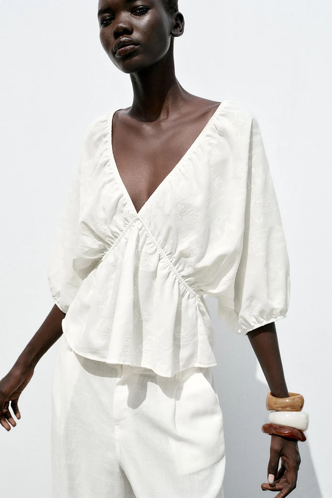 TOP JACQUARD