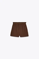 BERMUDA CEINTURE FANTAISIE