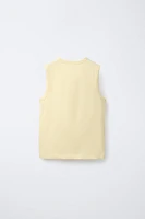 T-SHIRT SANS MANCHES LOGO