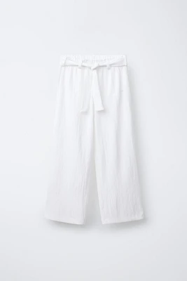 PANTALON À TEXTURE CEINTURE