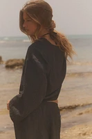 KIMONO EFFET PLISSÉ