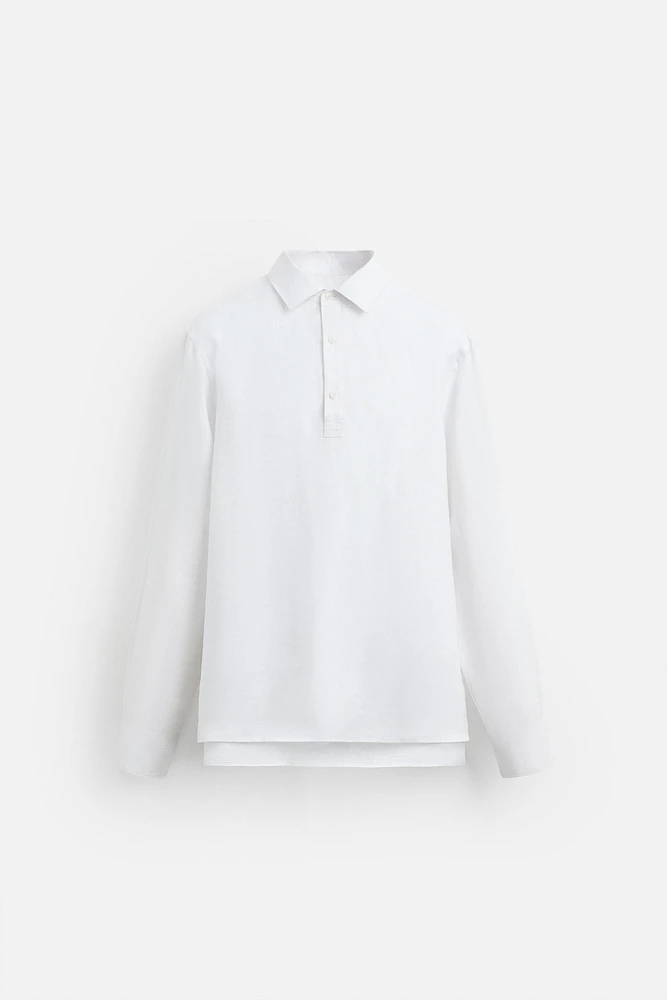 CHEMISE POLO 100 % LIN ÉDITION LIMITÉE