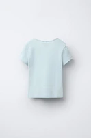 RIB BOW T-SHIRT