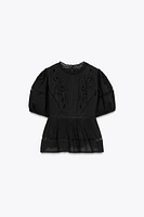 BLOUSE ROMANTIQUE BRODÉE ZW COLLECTION