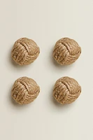 SET OF MINI KNOT KNOBS (SET OF 4)