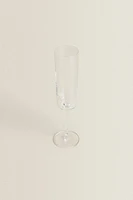 STRAIGHT CRYSTALLINE FLUTE GLASS