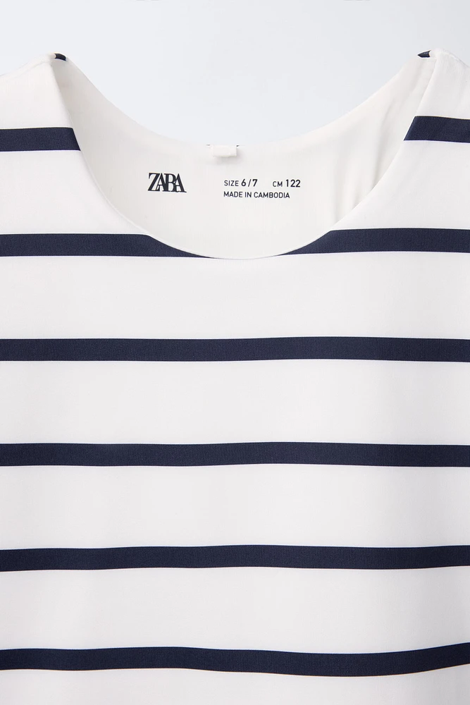 SPORTY STRIPED T-SHIRT